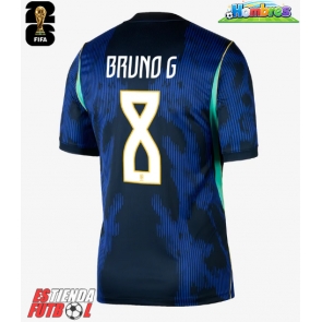 Brasil Bruno Guimaraes #8 Segunda Equipación Mundial 2026 Manga Corta Brasil Bruno Guimaraes #8 Segunda Equipación Mundial 2026 Manga Corta